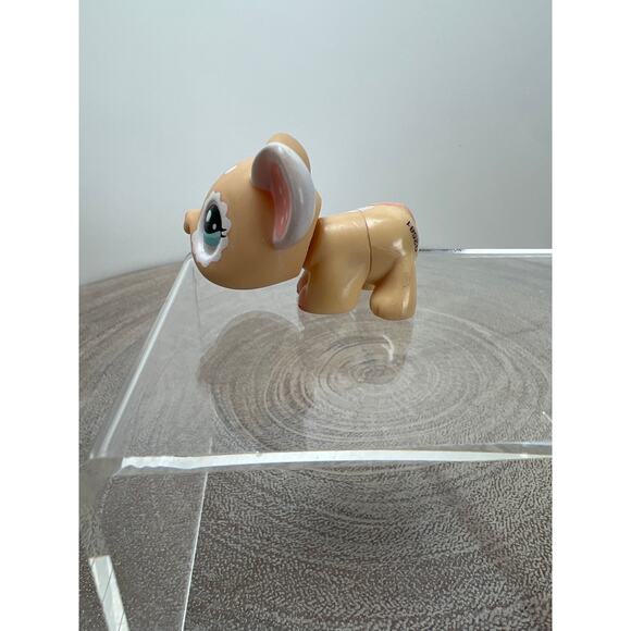 Littlest Pet Shop LPS #1618 Mouse Polka Dot Ears and Blue Dot Eyes 2010 - Picture 2 of 6